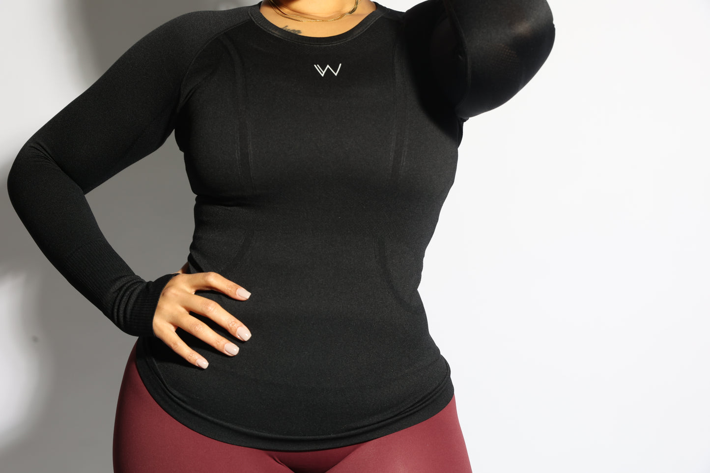 Reese Performance Knit Top - Onyx