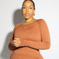 Reese Performance Knit Top - Camel